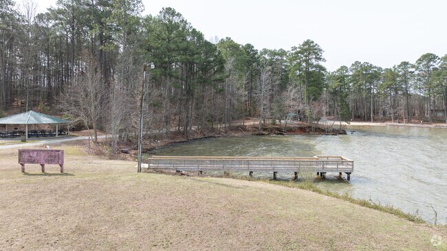 The Roanoke Rapids Lake Day Use Area is a hot spot in the Summer, it's currently closed for winter.