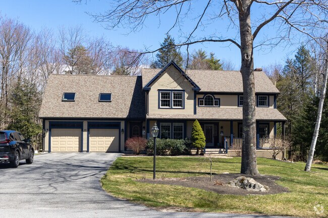 This contemporary home is tucked away in Cumberland Center.