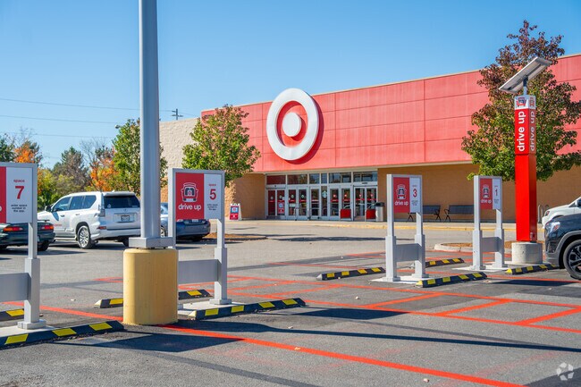 The local Target offers pick up parking spots in the Opportunity neighborhood.