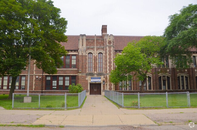 Noble Elementary-Middle School building in Mackenzie.