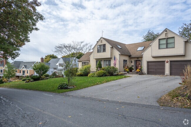 Sprawling homes can be found atop Strawberry Hill.
