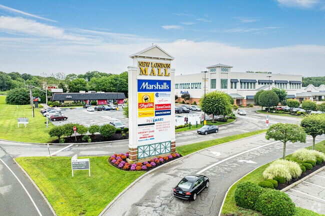 Northwest New London residents enjoy convenient shopping at the New London Mall.
