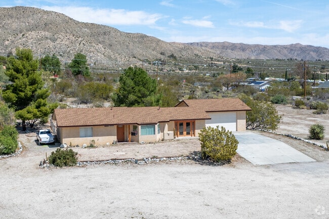 A ranch home in Morongo Valley offers open space, rustic charm, and desert views.