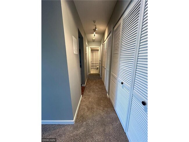 Hallway from living to bath and bedroom