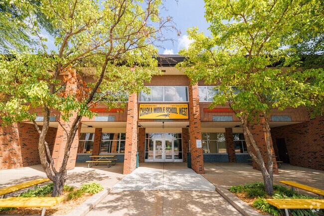 Chaska Middle School West teaches around 800 students in grades 6-8 in Chaska.