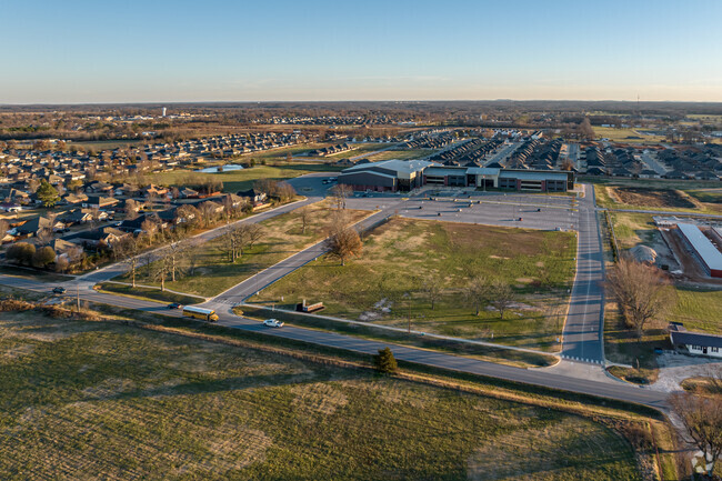 Pea Ridge High School is located on highway 94 in western Pea Ridge.