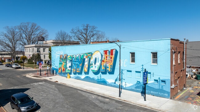 There's art featured all around Downtown Newton.