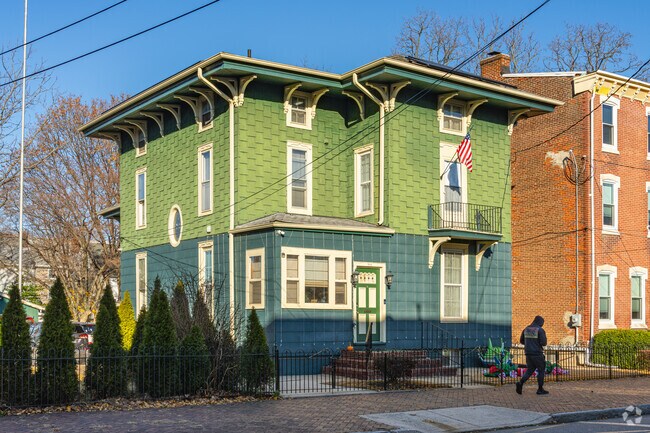 Italianate homes in Historic Yorkshire bring lots of character to the area.
