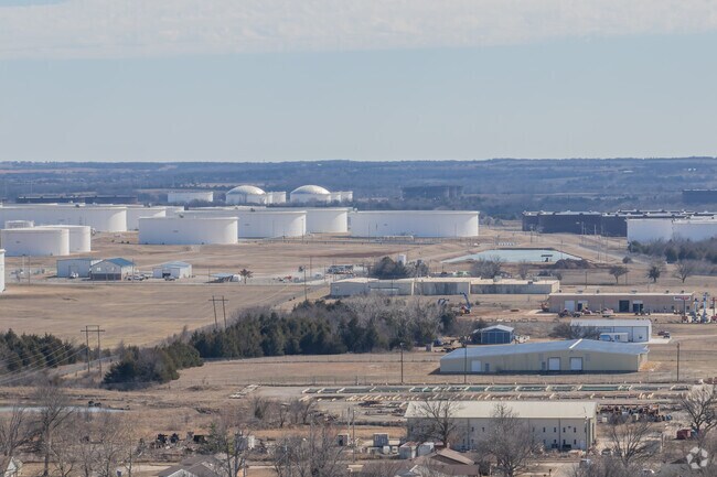 Pipelines and infrastructure from energy giants like Valero, Sunoco are found in Cushing.