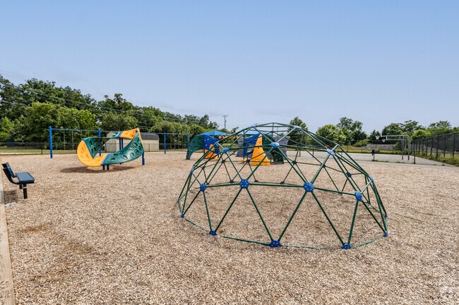 Kids love the Navy Elementary playground.