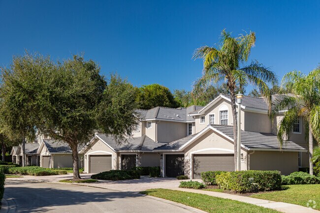 Autumn Woods offers condominium style housing with private garages.