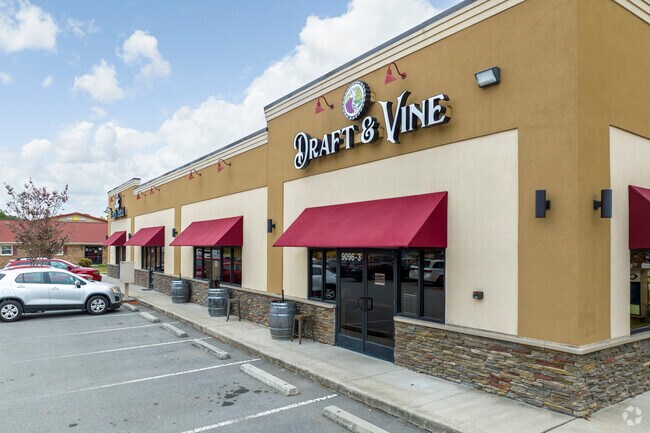 There are lots of fun restaurants for Cleveland locals like Draft & Vine nearby.