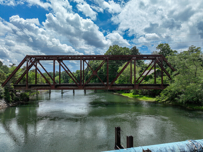 The Train trussell in Lakemont runs alongside the abundant Augusta Canal walking and biking trails.