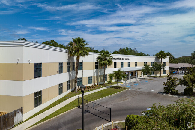 Modern features atone the Hillsborough Academy of Math & Sciences in Town 'n' Country, FL.