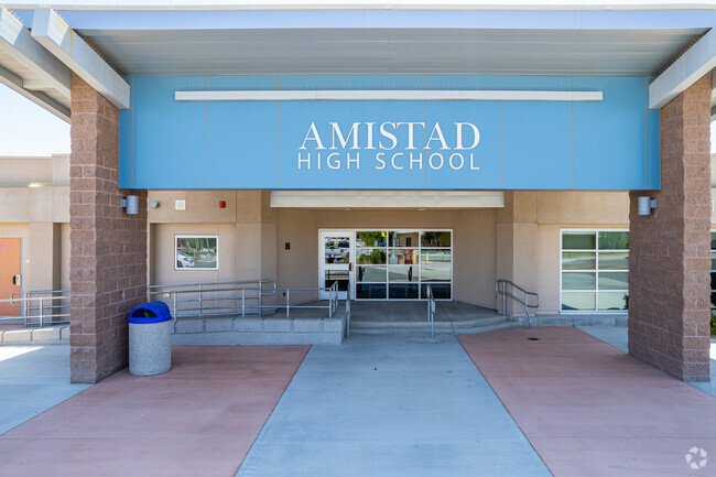 Amistad High School is a place where you can get your degree with honors.