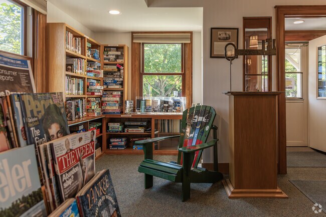 Explore the diverse collection of books at the Bolton Library in Bolton Landing.