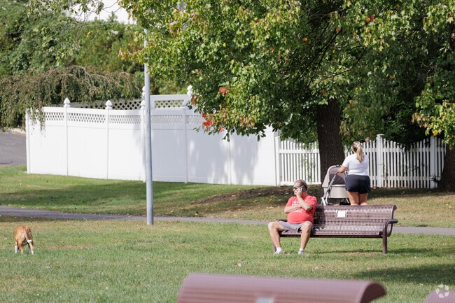 Jake Voorhis Park offers quiet green space near downtown Westwood.