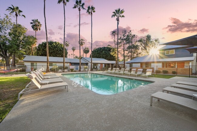 Sunrise in Chandler Pool