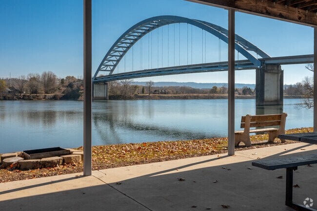 Park your van down by the river at 
 the South Pittsburg Municipal Park