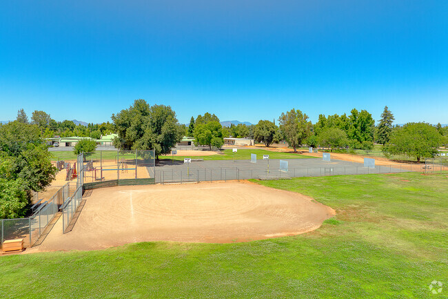 Baseball diamonds are available for use at Alta Mesa Elementary School.