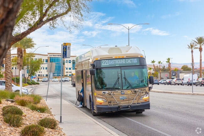 Locals take advantage of the many bus stops in Sun City Anthem.