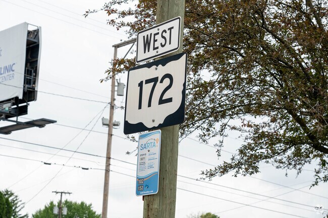 Ohio Route 172 provides access to Canton and Massillon for residents of Sippo Lake.