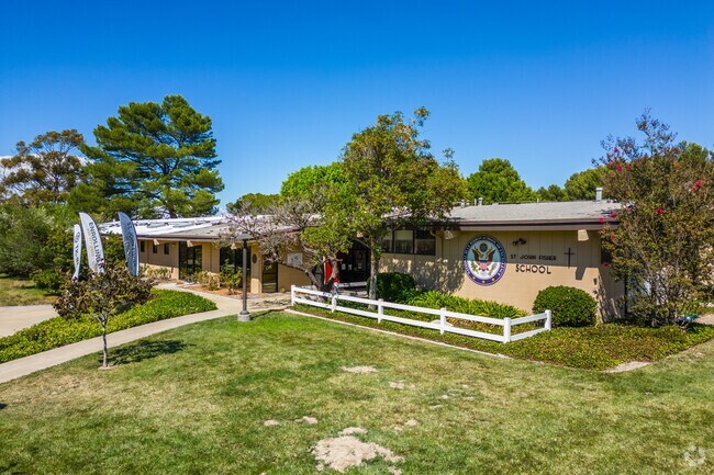 St. John Fisher Elementary School serves students in grades K-5.