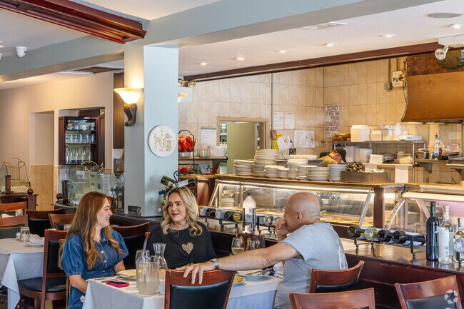 Mythos Authentic Greek Cuisine’s menu features traditional Greek meals.