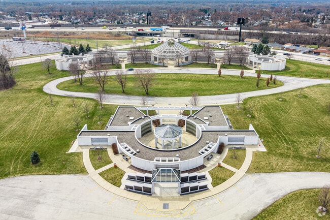 Mausoleum at Holy Sepulchre Catholic Cemetery.