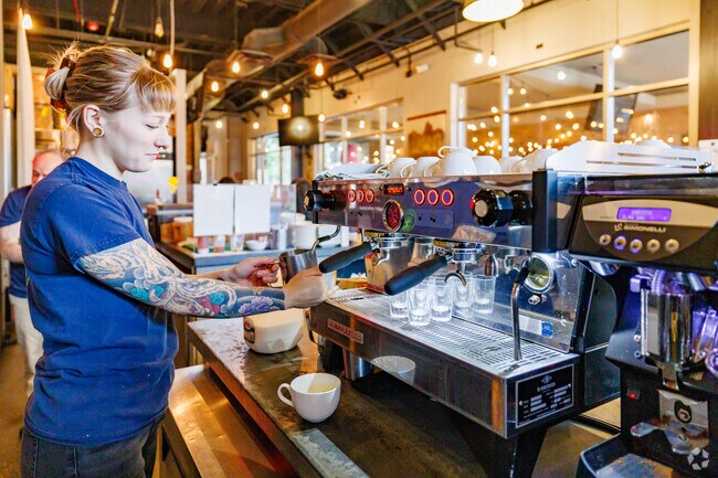 Bequest Coffee Co in the Mill Creek Town Center serves up freshly made pastries and coffee.