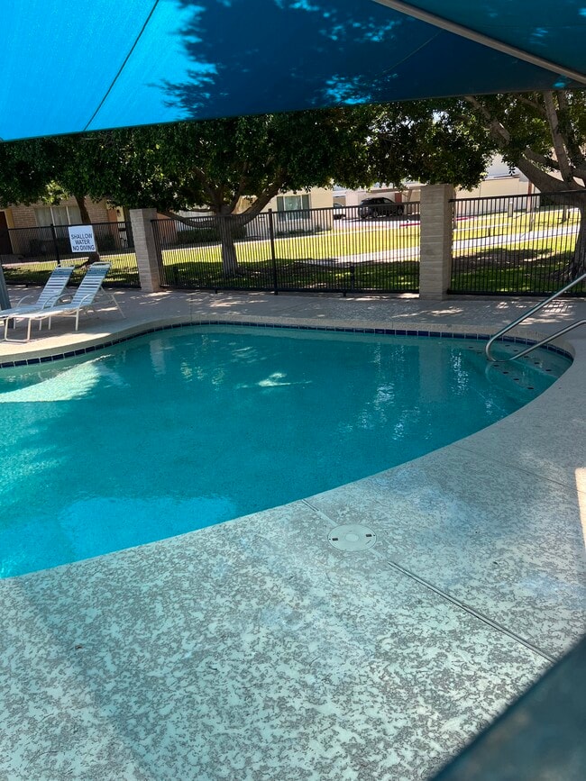 Eastwood Townhomes Large Gated Swimming Pool 3 Feet to 12 Feet Deep with Shaded Child Shallow Area