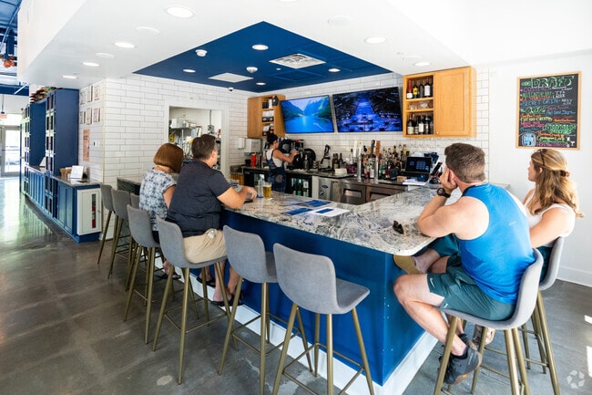 Bedford Food & Drink is located in the heart of the Bedford at Falls River neighborhood.