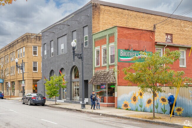 Philipsburg’s storefronts offer dining, shopping and services for Rush residents.