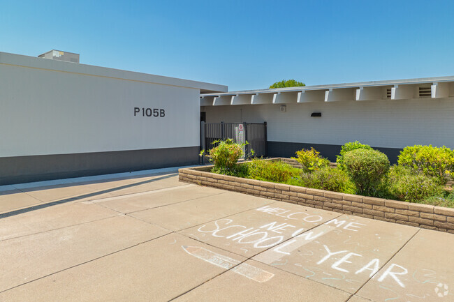 The entrance to Sunburst School where learning starts for its students.