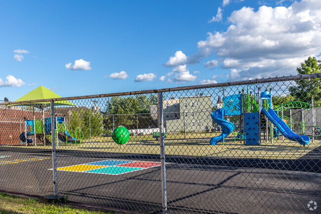 Harriet Tubman School has plenty of spaces for young minds to stay active.