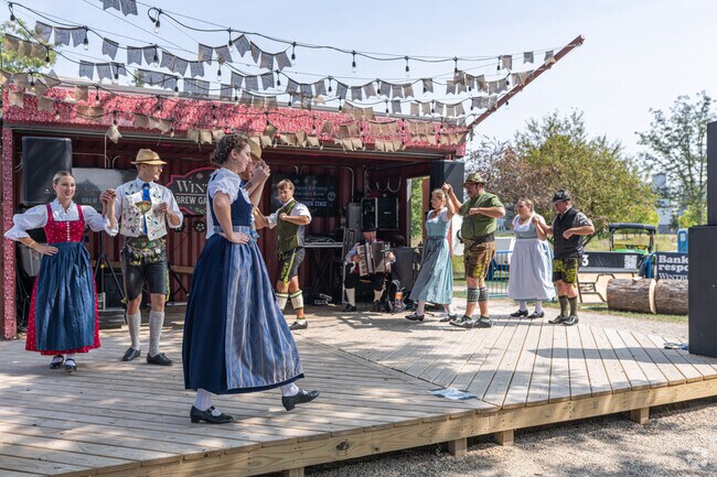 The dancers are amazing at Platzkonzert Germanfest in West Hoffman Estates.