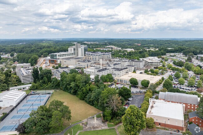 The hospital is found on the southern edge of New Holland Village.