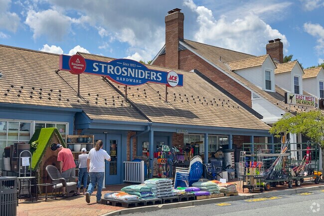 Potomac Place Shopping Center has a village like feel with it's colonial architecture.