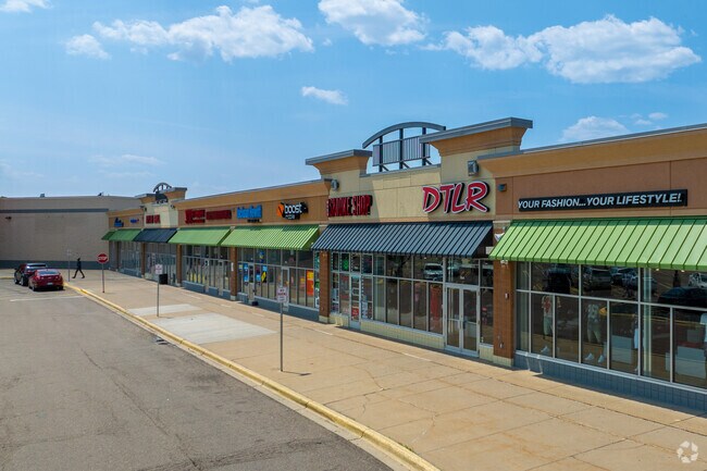 Convenient strip malls provide numerous shopping options for Edinburgh residents.