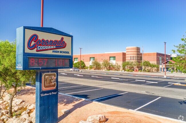 Teenage students in Henderson can attend Coronado High School.