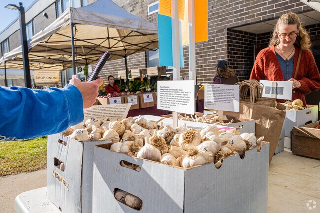 The Garlic Festival at the Tiverton Farmers Market brings together dozens of venders and farmers