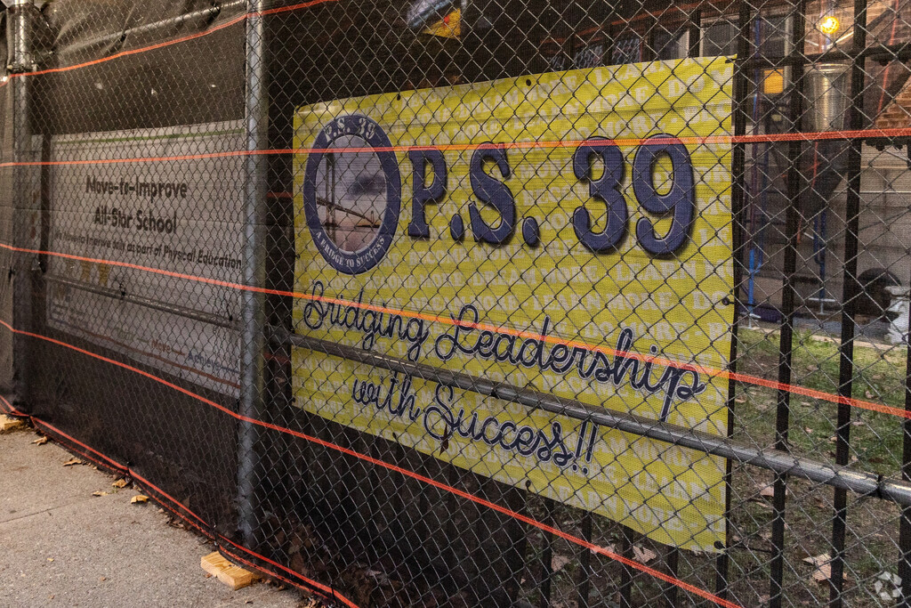 P.S. 39 is investing in infrastructure which is an investment in the community's future.