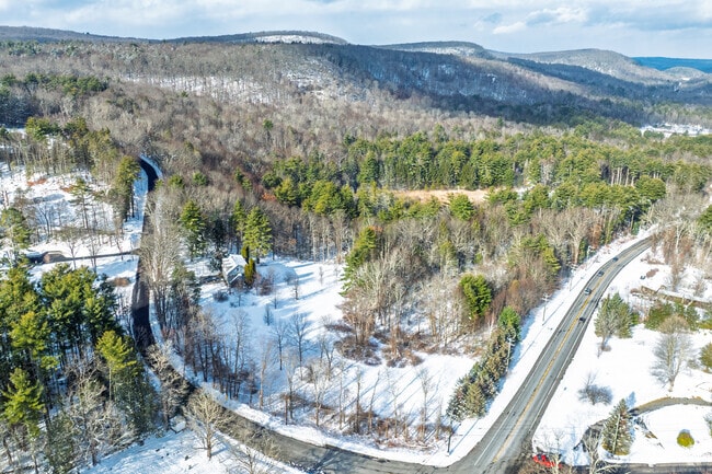 Snowy scenes are common in Colebrook during the winter months.