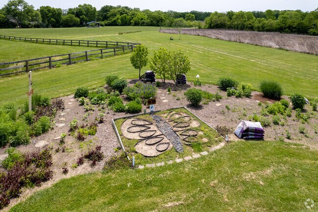 Butterfly garden at Miller Ecological Park in Lebanon
