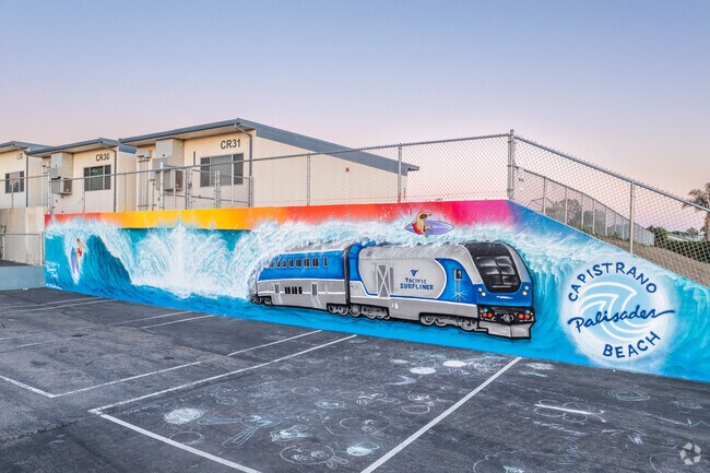 Palisades Elementary School has a variety of artworks around the school.