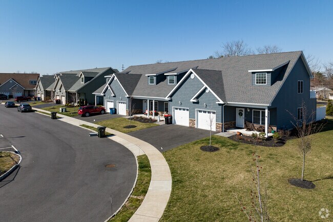 Newer townhomes line the west side of town in Union Beach.