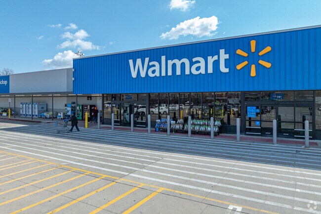 Residents of Rock Falls can grab their weekly groceries at the local Walmart.