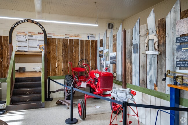 Kids will enjoy the amusing exhibits inside the Idaho Potato Museum in Blackfoot.