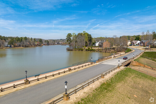 John's Creek Big Creek neighborhood showcases the waterside subdivisions.