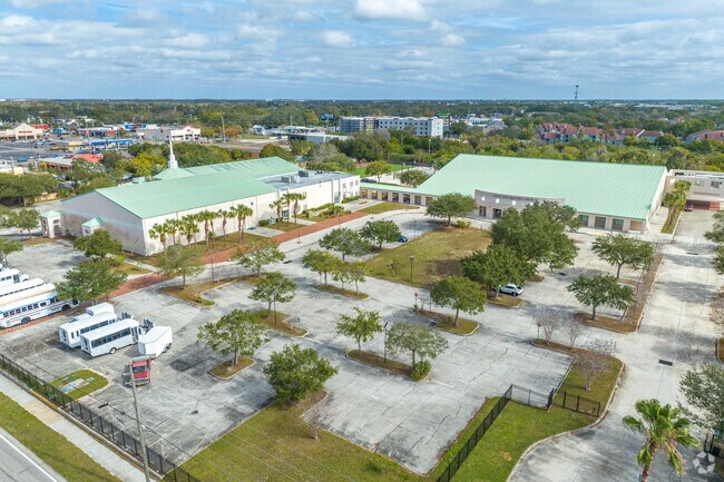 West Gate Christian School has ample parking for parents and staff.